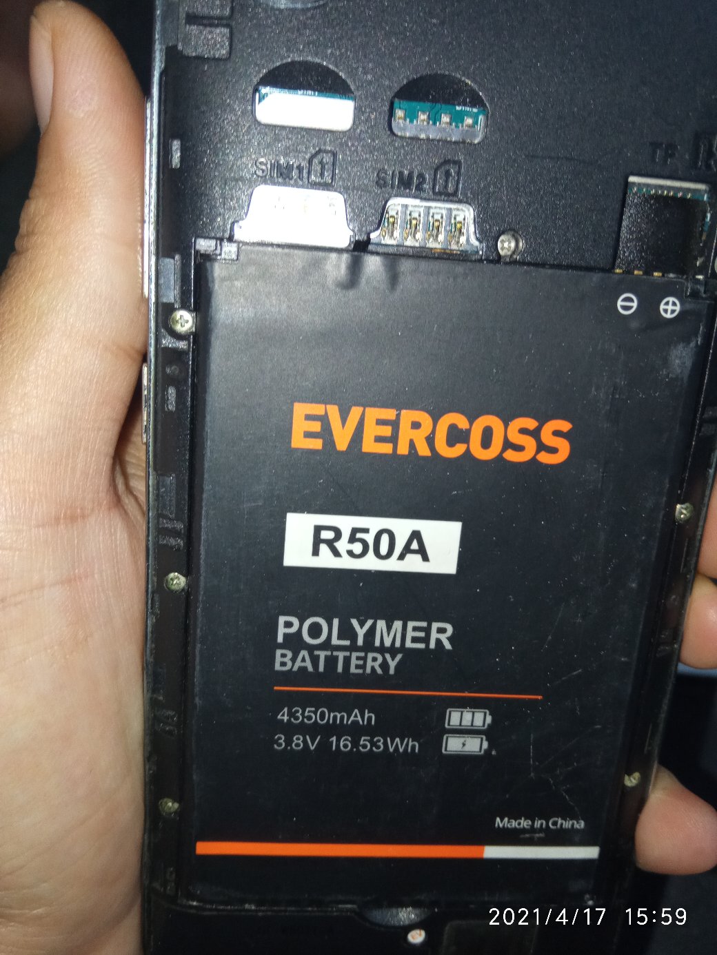 Evercoss R50a Ram 2 16gb Android Layar 5 Inch Big Battery 4350mah Garansi Resmi Shopee Indonesia