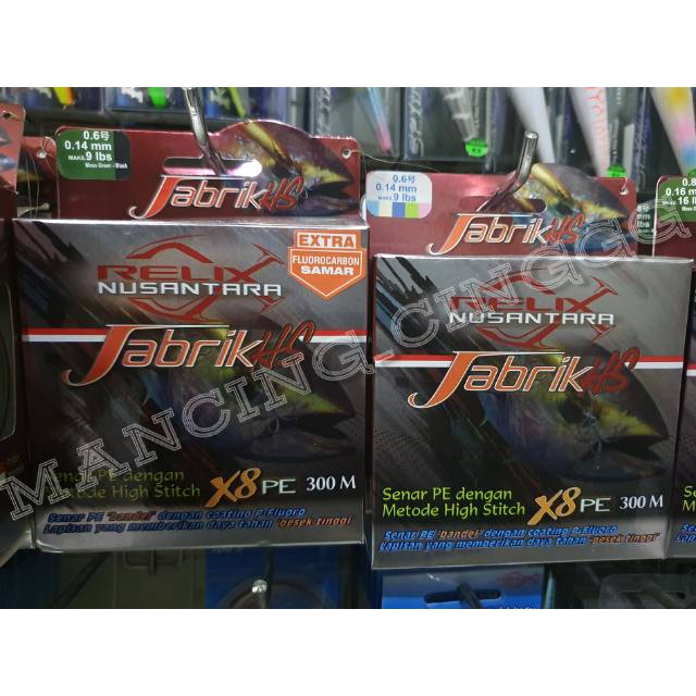 PE JABRIK RELIX NUSANTARA HS X8 0.6 0.14MM 300M