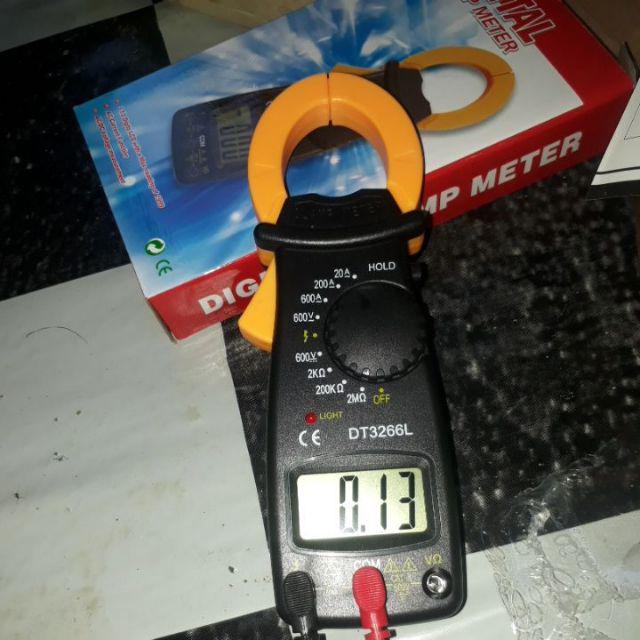 Eelic Portable Digital Clamp Meter Tang Amper Dt3266l