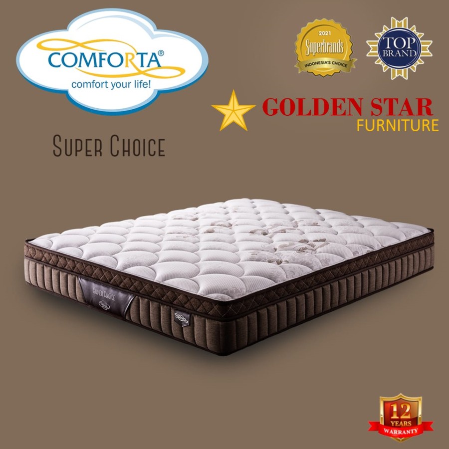 Kasur Matras SUPER CHOICE Comforta Spring Bed 120/160/180 x 200