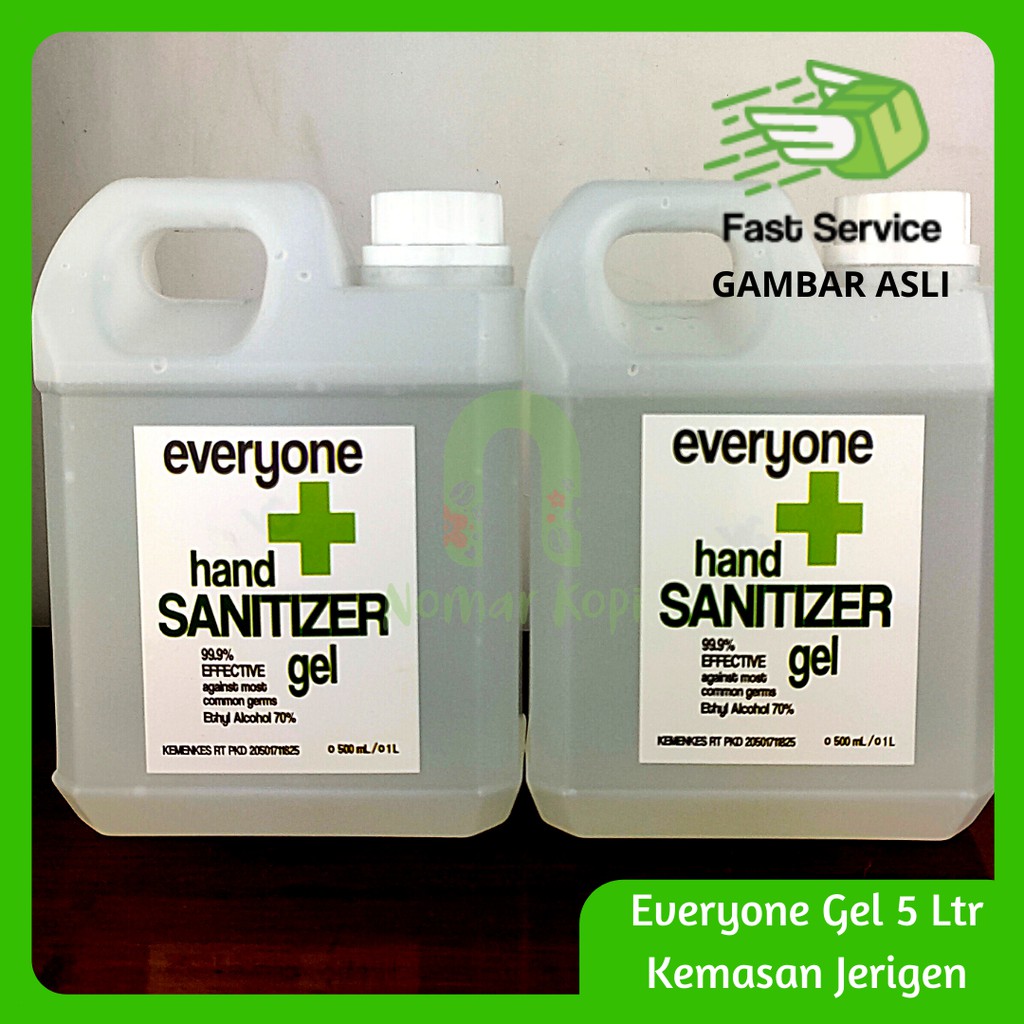 HAND SANITIZER GEL EVERYONE 5 Liter JERIGEN 5 LITER