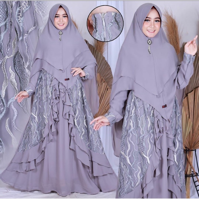 Gamis Syar'i Rempel by 3V MOSLEM