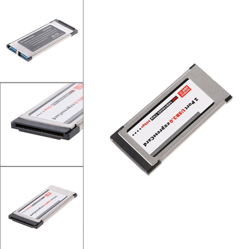 Btsg Pci-E Kartu Adapter Konverter Pci Express Ke 2 Port Usb 3.0 34mm