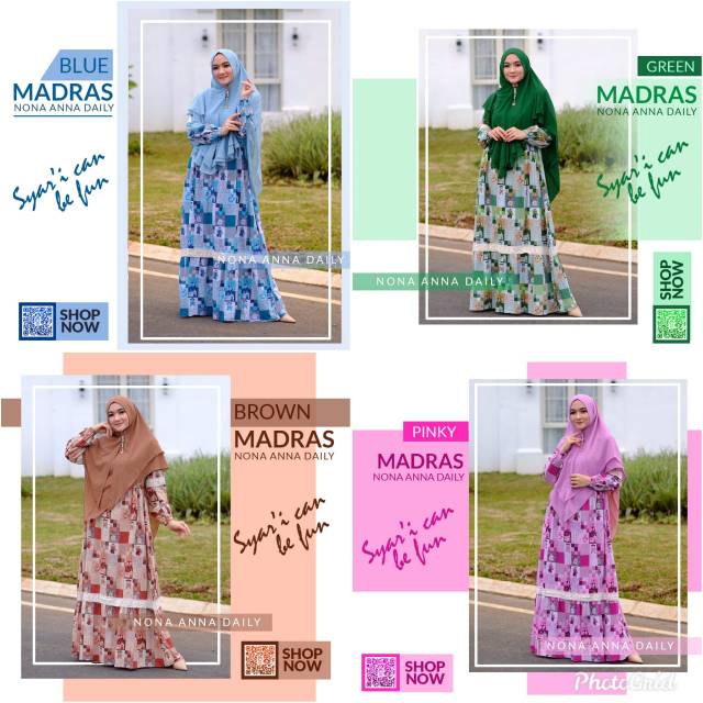 MADRAS DRESS BY NONA ANNA