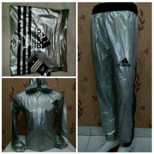 >> Setelan Baju Sauna Adidas/ Sauna Suit Jaket Resleting Promo 