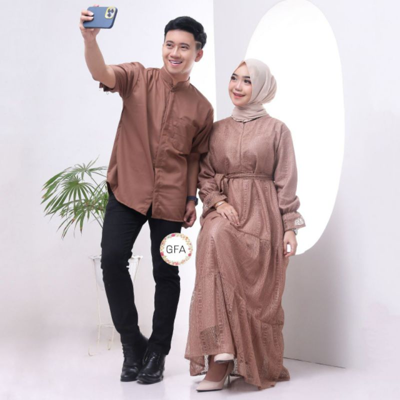 SET FAMILY RAYA SERIES TERBARU / BAJU COUPLE KELUARGA LEBARAN / SARIMBIT GAMIS SERAGAM MUSLIM AYAH IBU ANAK BAHAN BERKUALITAS MAXMARA PREMIUM ADEM TEBAL MEWAH MODERN KEKINIAN