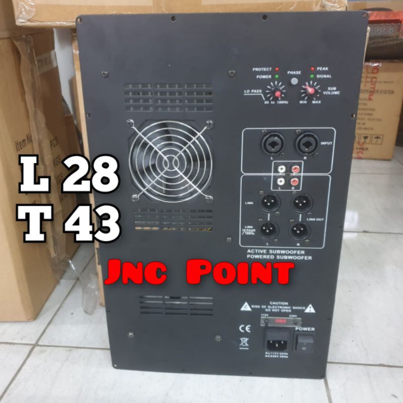 power kit SUBWOOFER AKTIF 1000 Watt class D sub 18-1.0