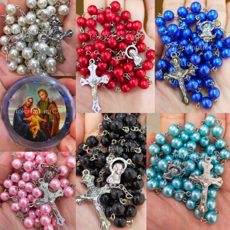 

Rosario Parel 8mm + Box Gambar (4093) - Rosario Rohani