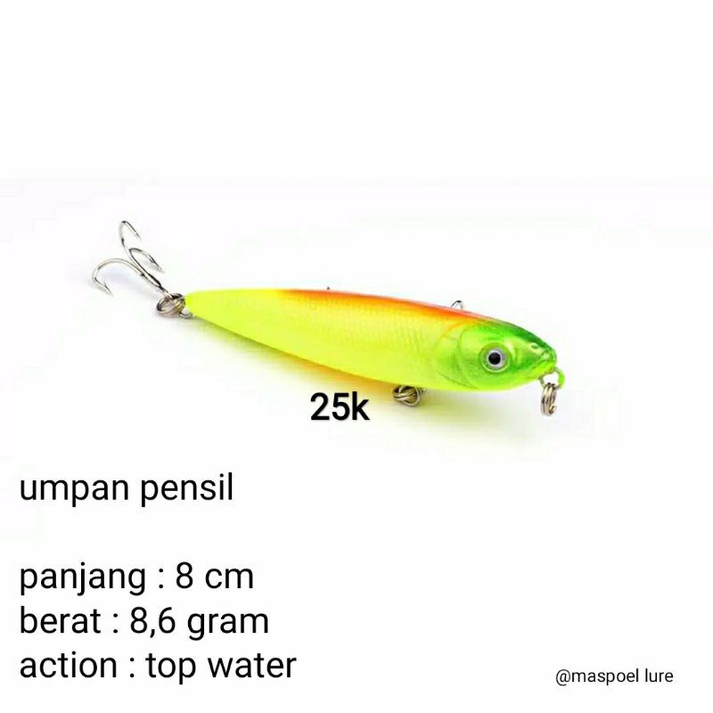 

umpan pensil