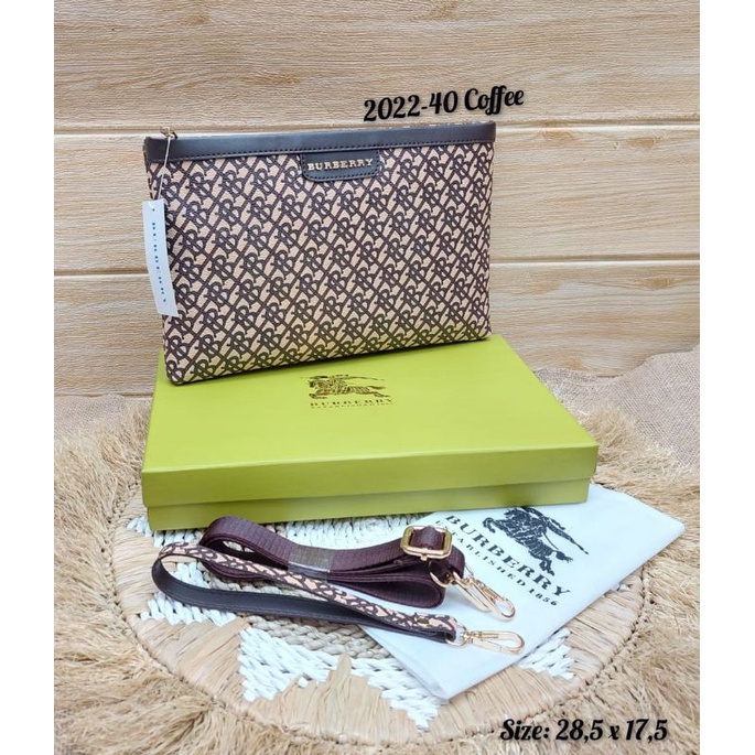 Clutch / Handbag Wanita / Pria Free Box Premium