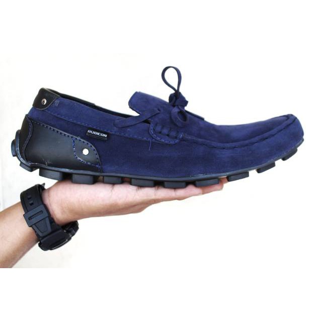 001 Sepatu slip on pria casual pria ferrari rubicon formal elegan FERRARI RUBICON