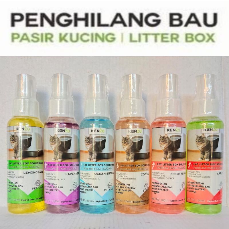 PARFUM PASIR KUCING WANGI Kemasan 100 ml Pengharum Pasir Kucing