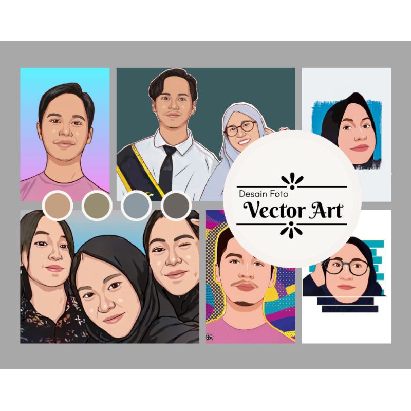 

Jasa Edit Foto Vector Art Line Art Ilustrasi Wajah Desain Pembuatan Gambar Kartun Animasi Murah