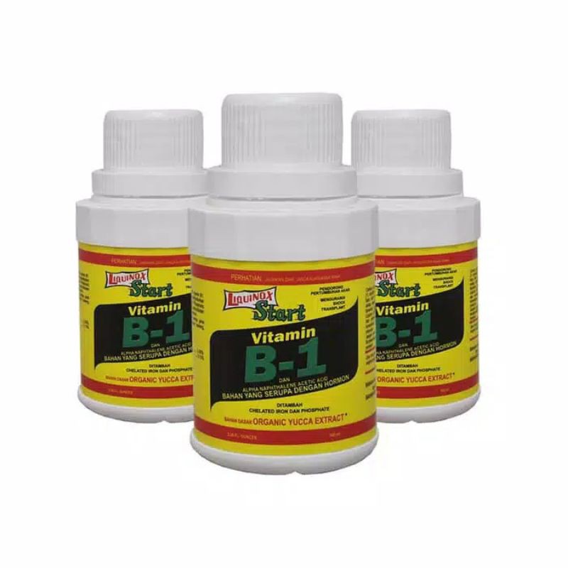 Pupuk Liquinox vitamin B1 tanaman obat anti stres 100ml