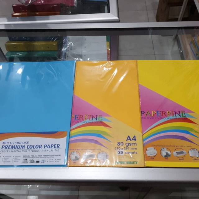 

KERTAS HVS WARNA PAPERFINE / MM - WARNA TUA