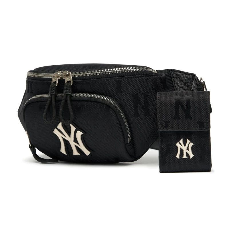 MLB Monogram Nylon Jacquard Hip Sack Bag UNISEX BAG