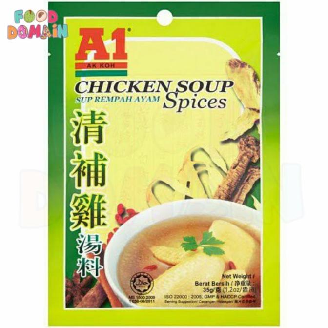 

Ready oke] A1 Chicken Soup Spices - Bumbu Rempah Sup Ayam - 35g