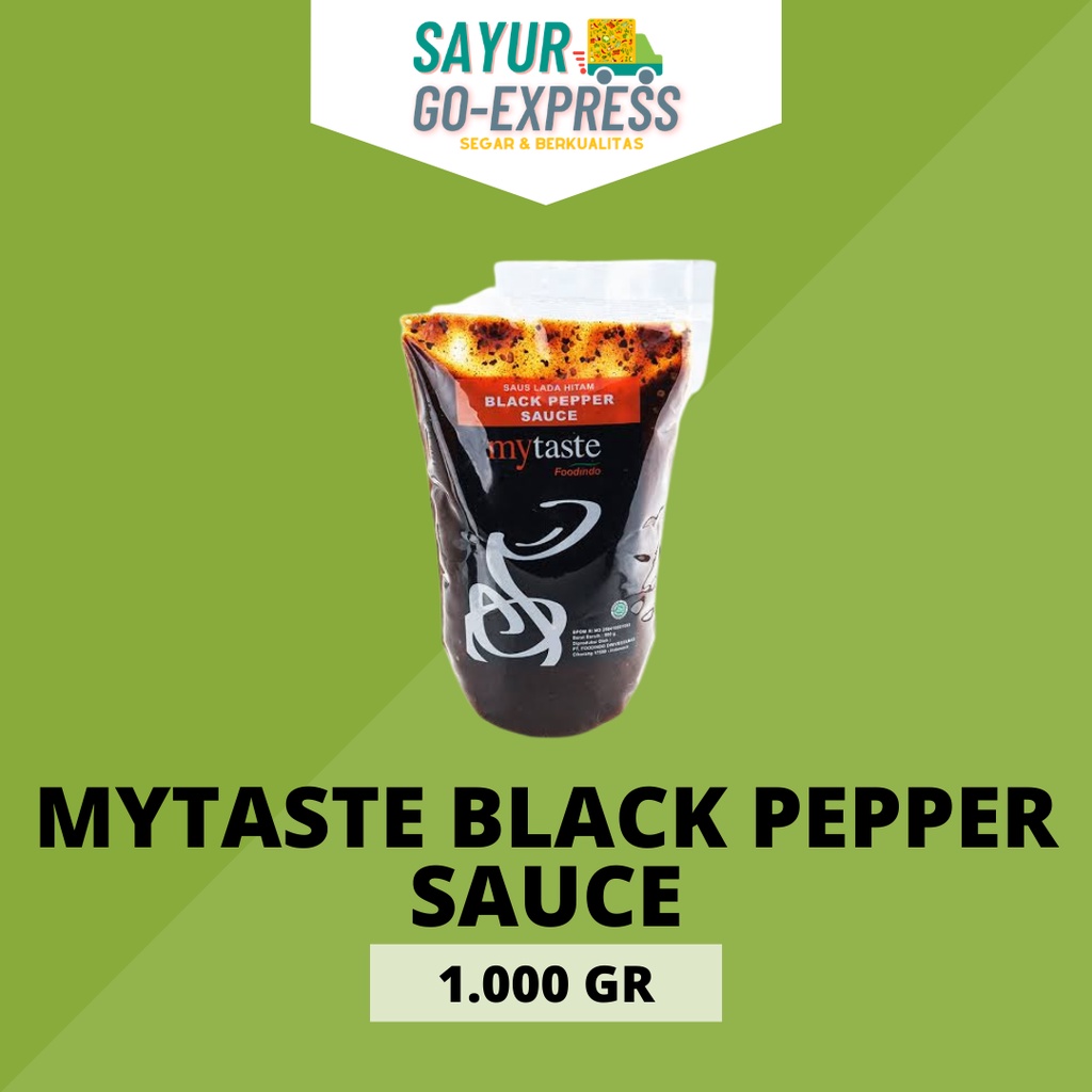 

mytaste my taste blackpepper sauce lada hitam saus 1000gr 1kg