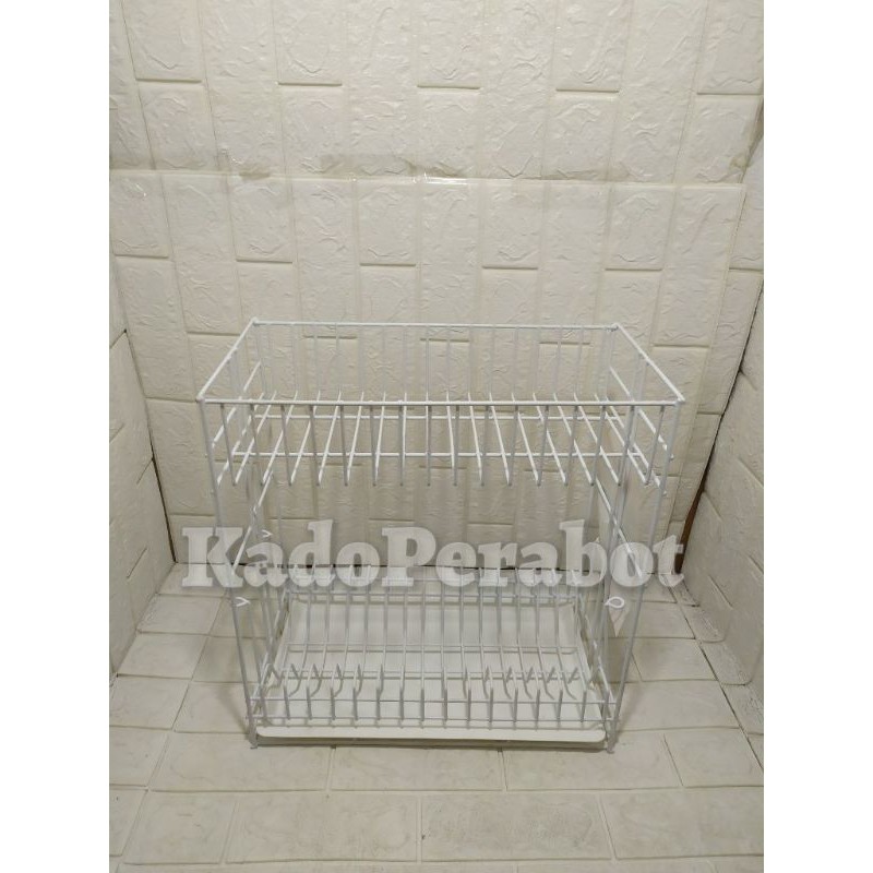 rak kawat daisy 391 tray - rak piring susun - rak kawat coating susun