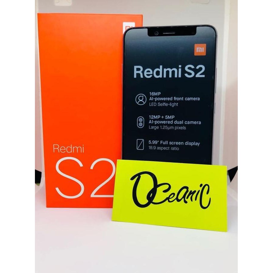 Jual NEW Xiaomi Redmi S2 RAM 4GB Internal 64GB Garansi Distributor 1 Thn - Abu -abu Tua Murah