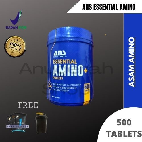 ANS Performance Essential Amino Isi 500 Tablet 500 Tab Suplemen Fitness Herbal