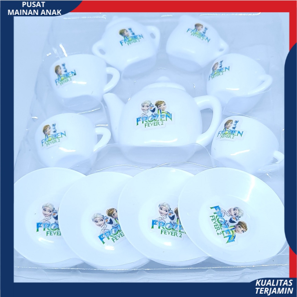 ( BISA COD) PROMO Mainan Anak Mini Tea Set Teko Cangkir / Kitchen Set / Alat Dapur / Cooking Set NEW