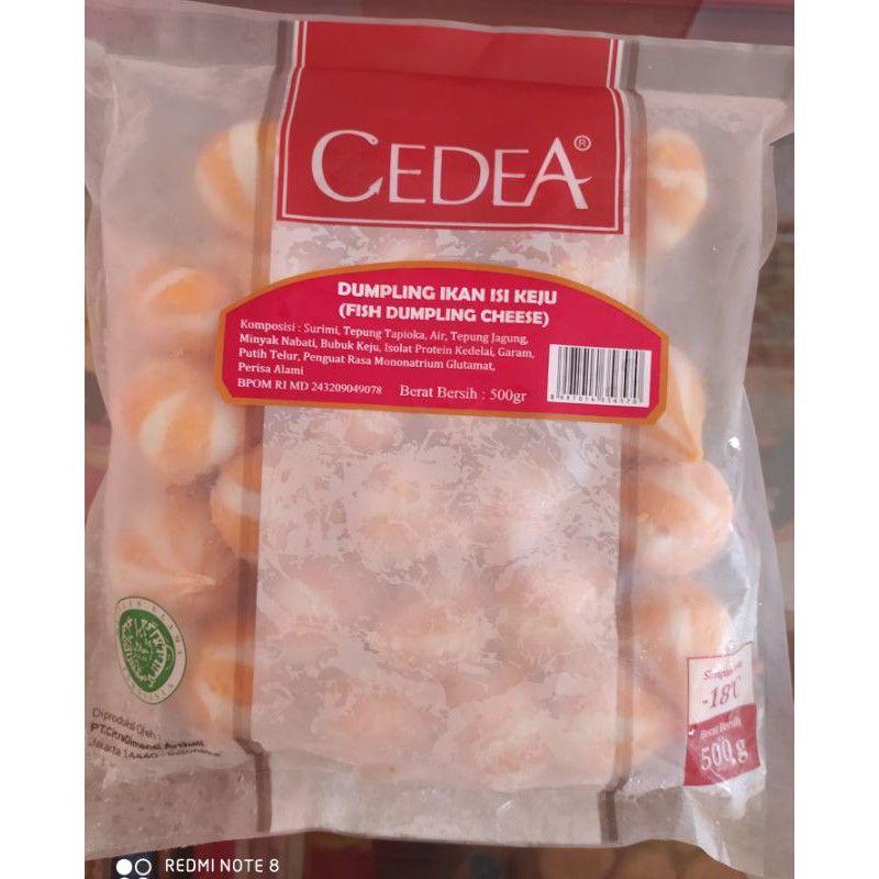 

CEDEA FISH DUMPLING CHESSE (DUMPLING IKAN ISI KEJU) 500GR