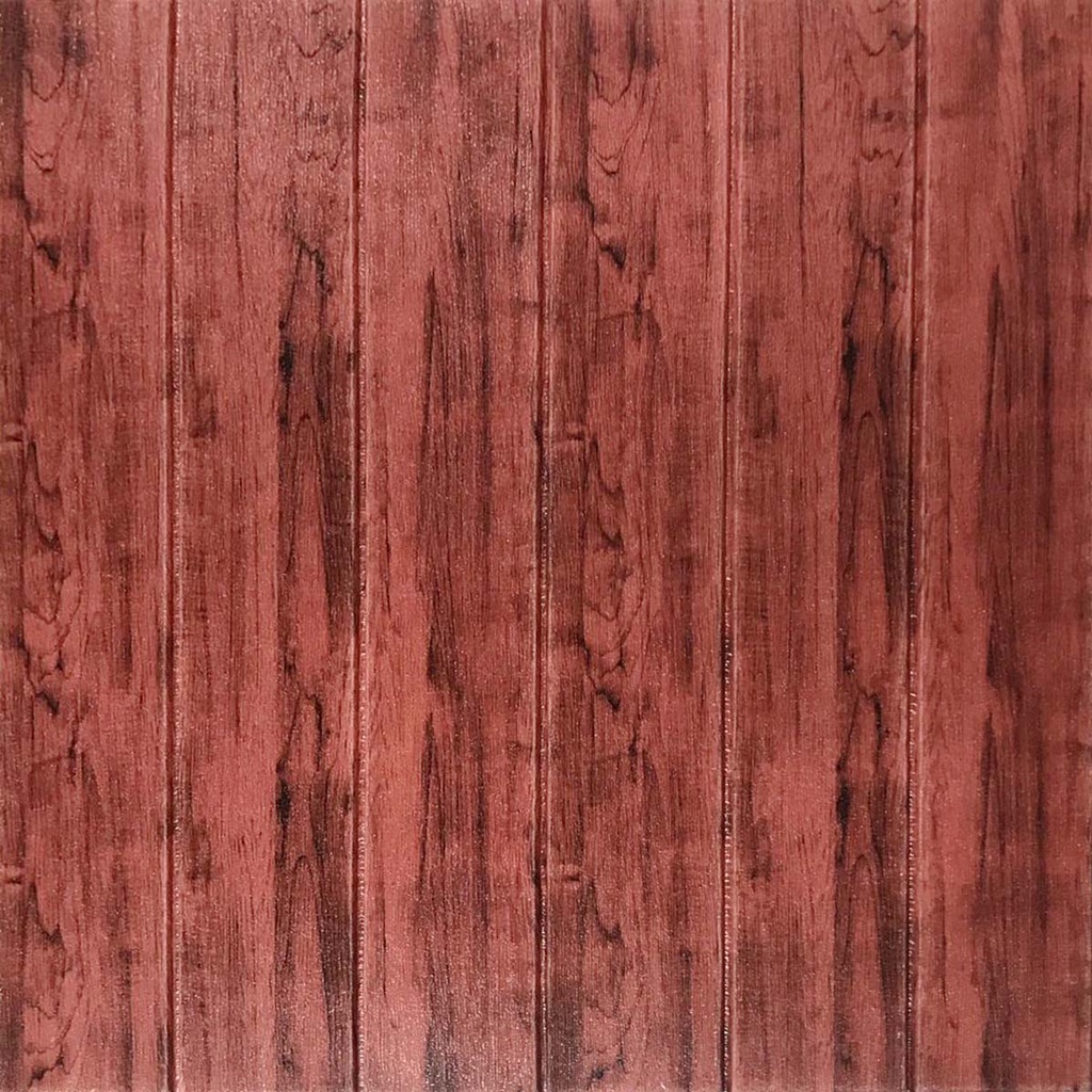 PROMO!! BUY 25PCS FREE 1PCS !! Wallpaper Foam 3D Sticker Motif Kayu Tebal 4mm & 5mm-MAHONI BK73 5MM