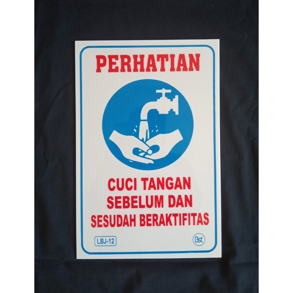 

Label Akrilik Cuci Tangan Jumbo