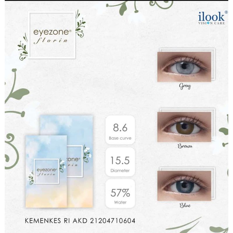 softlens eyezone florin ,lensa kontak eye Zone florin