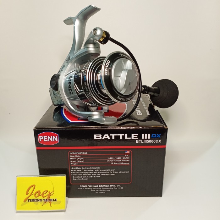 Penn Battle III 5000 DX Reel Spinning Alat Pancing Mancing