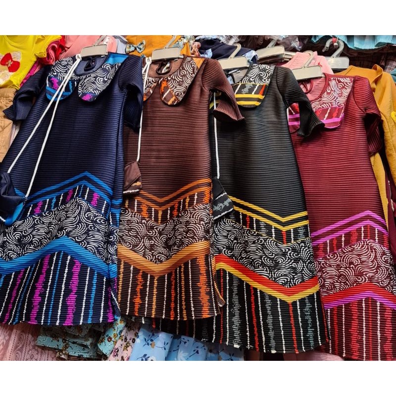 Baju Turun Naik Anak Motif Gradasi / baju turun naik viral