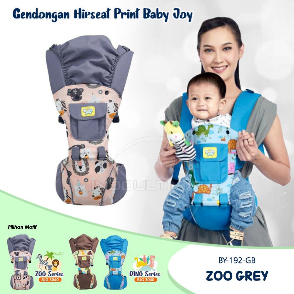 BABYJOY Hipseat Gendongan Duduk + Penutup Kepala BY-191-GB BY-192-GB BY-194-GB Gendongan Depan Gendongan Bayi