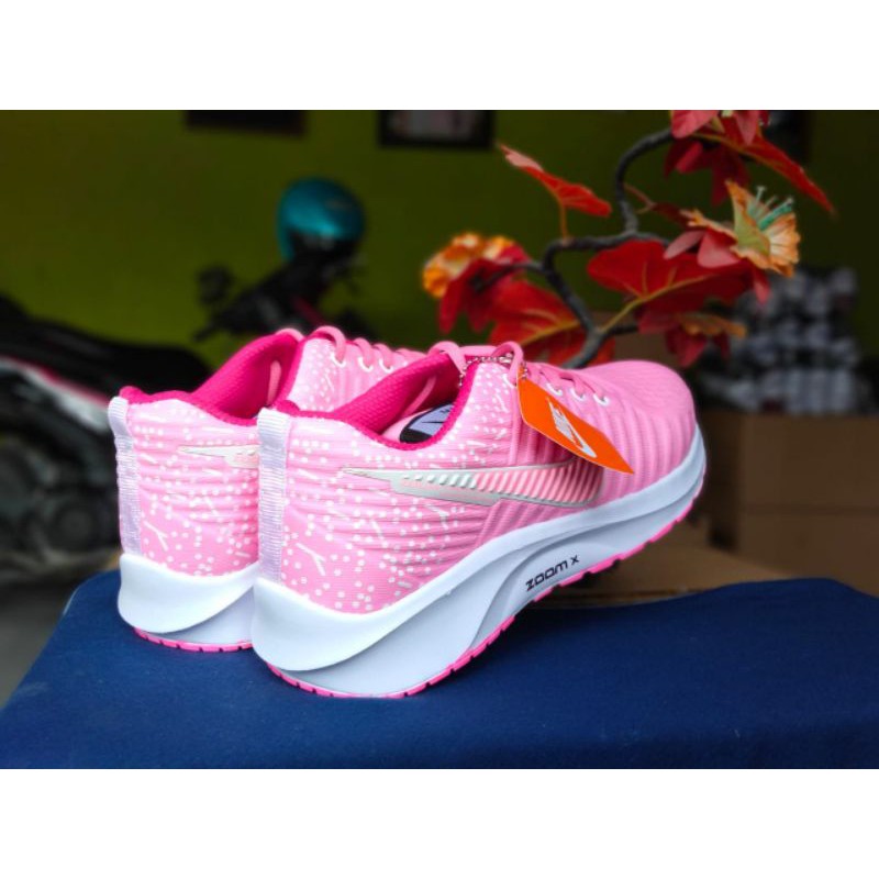 PINK - Sepatu ✓ Ringan Tinggi | Sepatu Sneakers Olahraga wanita ~ sepatu kets cewek viral sekolah