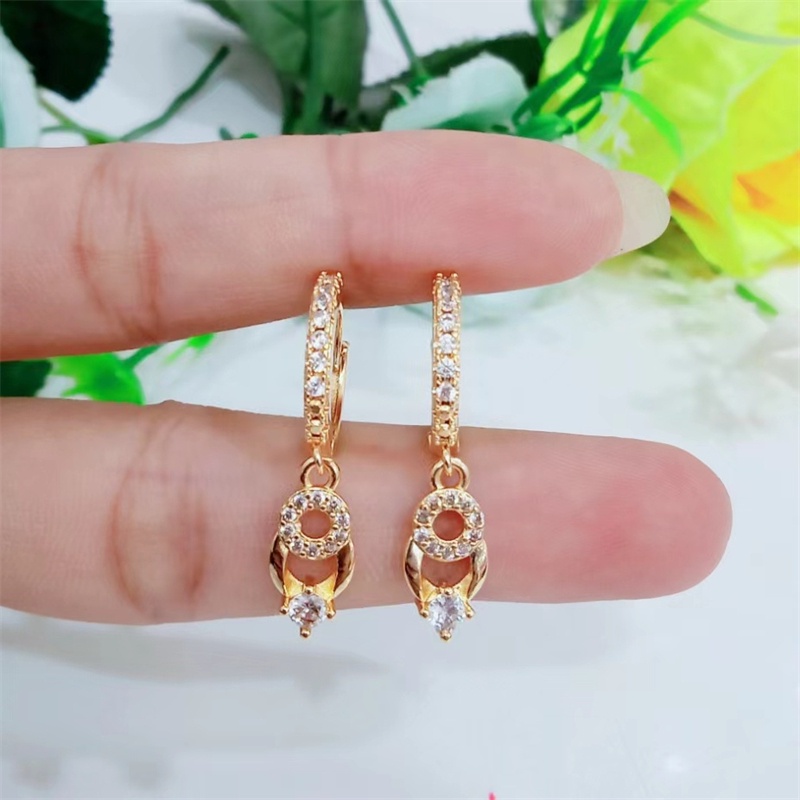 Personality Circle Ear Buckles Temperament Fashion Jewelry Hoop Earrings Round Shape Trend Korean Geometric Hexagonal