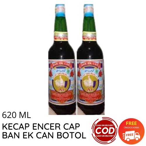 KECAP ENCER CAP BAN EK CAN BOTOL 620 ML