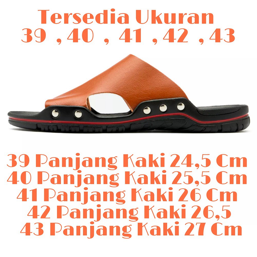 LUTTON - sandal pria tahan air - SANDAL SLOP TRES-4