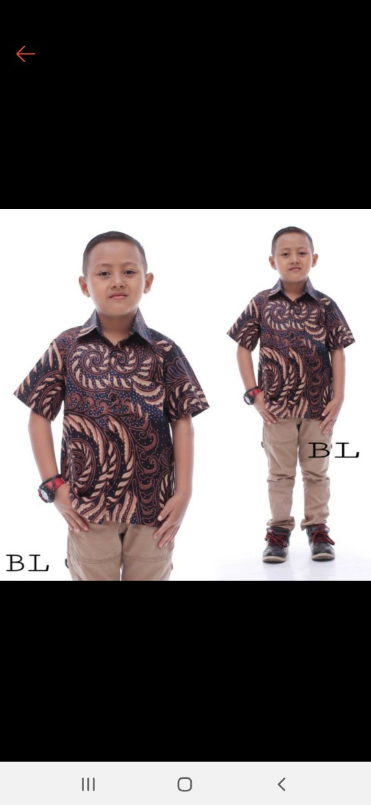 Arjaya Batik / Baju Batik Anak Laki-laki Baju Anak Batik Cowok Terlaris Batik Anak Terbaru