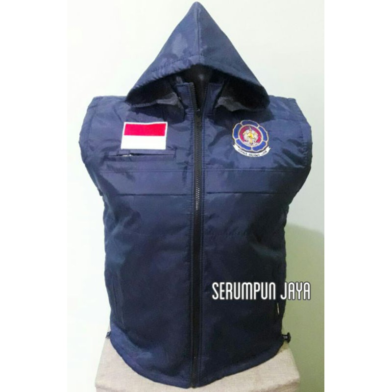 JAKET ROMPI DAMKAR NAVY - ROMPI DAMKAR NAVY - JAKET ROMPI DAMKAR PARASUT ANTI AIR FULL BORDIR