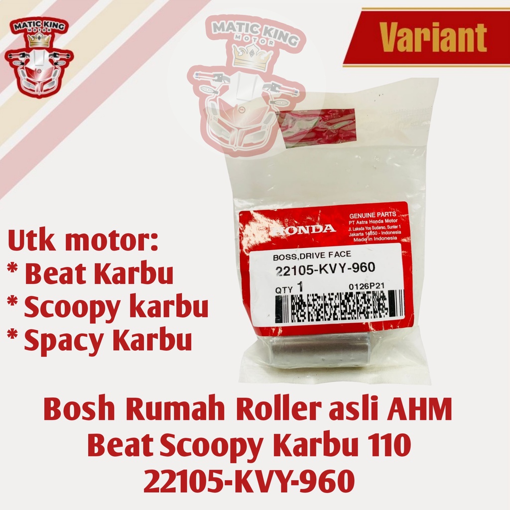 Boss Bosh  rumah roller Honda Genio Beat New 2020 Scoopy 2021 asli AHM 22105-K0J-N00