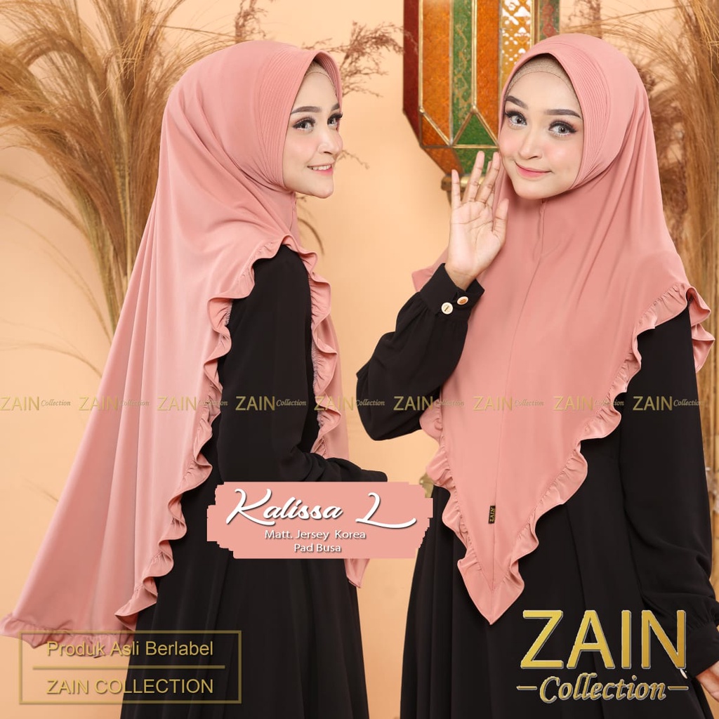 Jilbab Instan Bergo Kalissa L Ori Zain Collection-2
