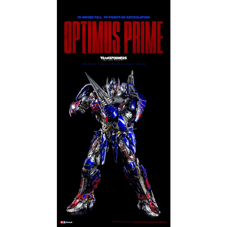 Threezero Transformers The Last Knight Optimus Prime Premium Scale Three Zero Action Figure READY STOCK