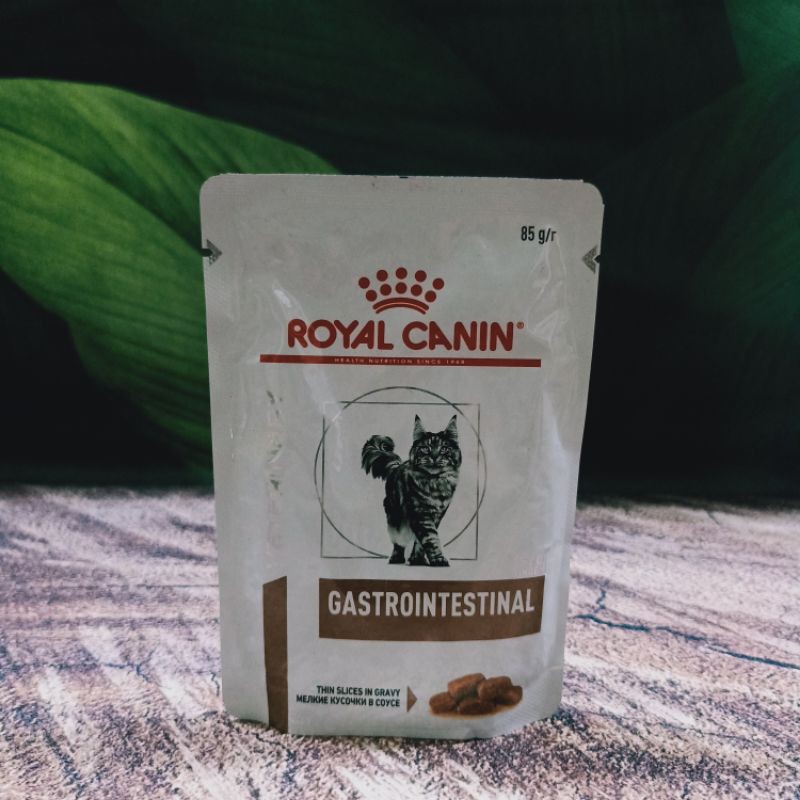 Royal canin Gastro intestinal cat Poch 85gr/Royal canin Gastro Kucing Poch Royal canin 85gr