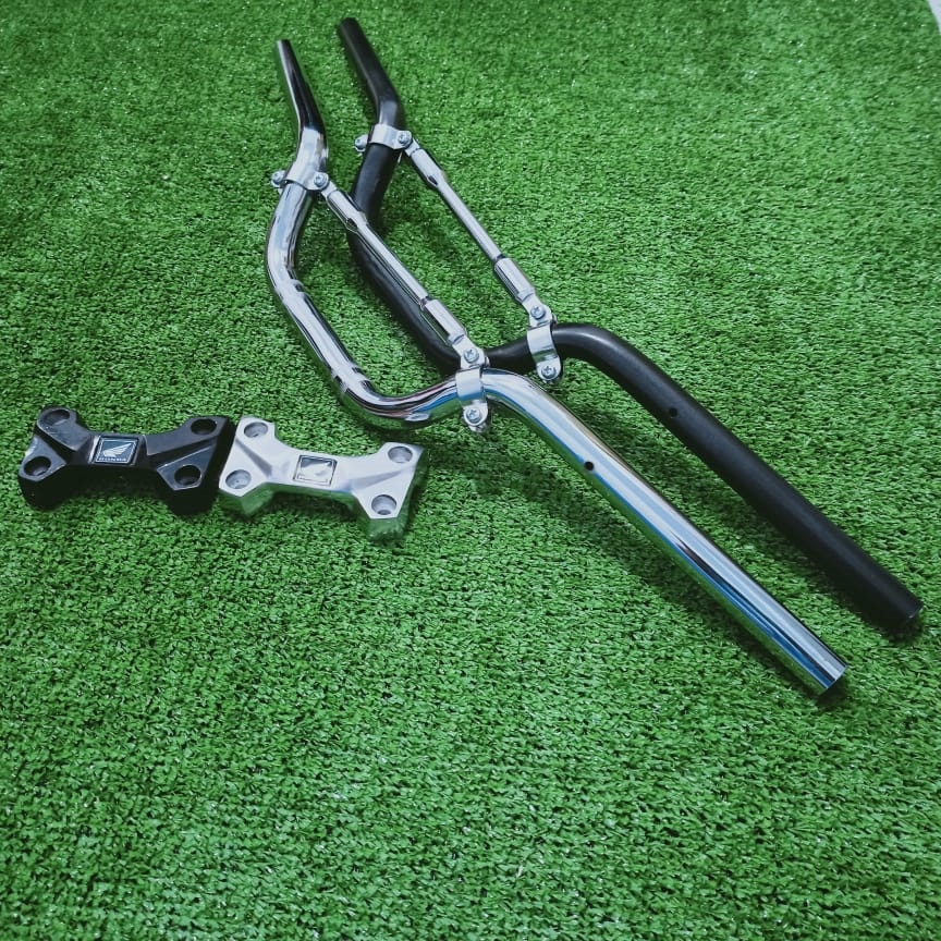 Stang CB CBR 150 - Stir CB - Stir CBR RX King With Raiser & Stabilizier-SHJ Komplit Crome