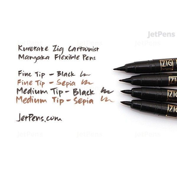 

ZIG KURETAKE MANGAKA FLEXIBLE FINE CNMF 010 BLACK/SEPIA