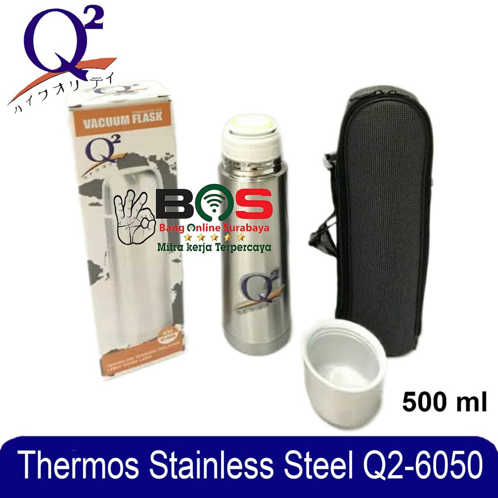 Thermos Termos Air Panas Dingin Q2-6050 Q2 6050 Kapasitas 500ML Q26050