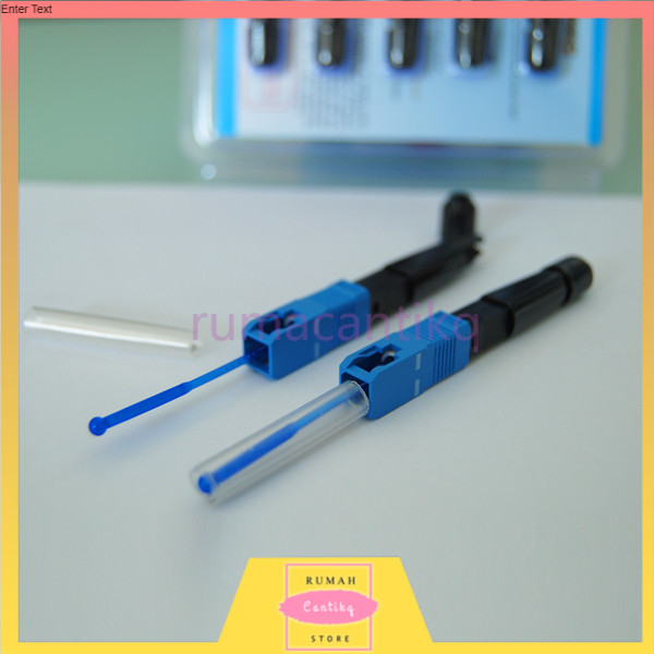 1Pack/5Pcs SOC (Splice on Connector) SC/UPC Sambungan Kabel Fiber Optik Bisa COD