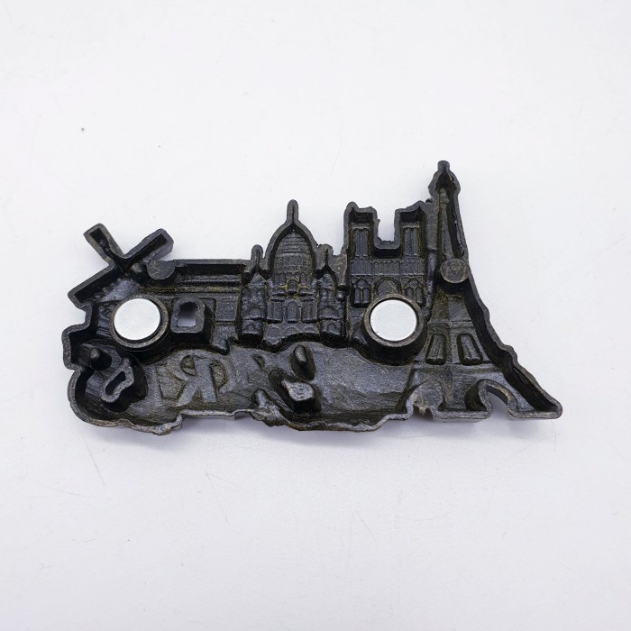 3D LOGAM Souvenir Negara magnet Kulkas Tempelan LOVE Paris City