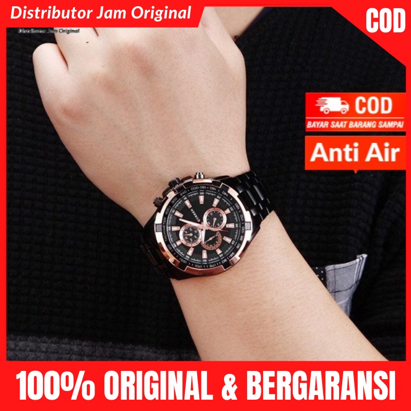 Jam Tangan Pria Rantai Original 100% Anti Air Analog Garansi Resmi CURREN 8023