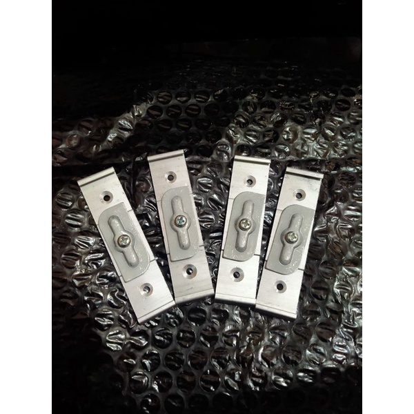 Bracket rell kotak celling / kaki batang gorden double plafon